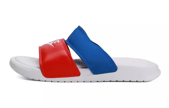 Шлепанцы и сланцы Nike Benassi Duo Ultra Slide 'University Red Game Royal' Women's
