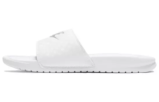 Шлепанцы и сланцы Nike Benassi Jdi 'White Silver' Women's