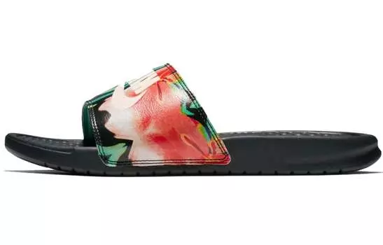 Шлепанцы и сланцы Nike Benassi Jdi Print 'Black Floral' Women's