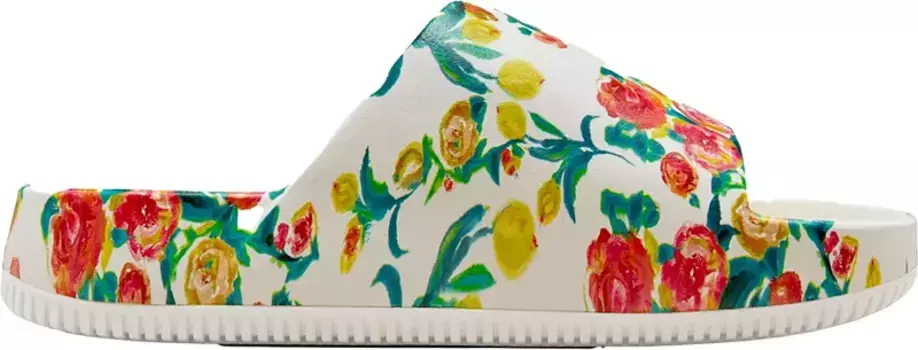 Женские шлепанцы Nike Calm, цвет Floral Sail