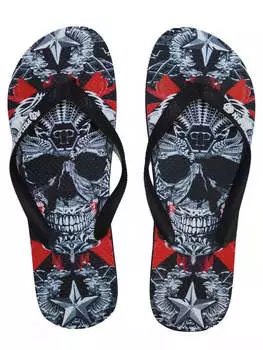 Женские шлепанцы Philipp Plein Graphic, мультиколор