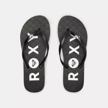 Женские шлепанцы Roxy Classic Logo, черный