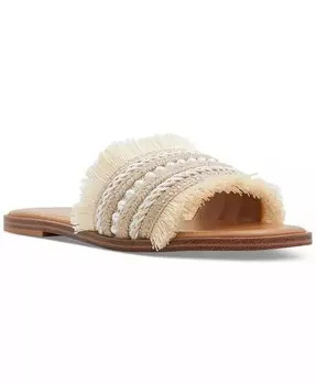 Женские шлепанцы с бахромой на плоской подошве ALDO, мультиколор