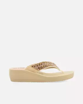 Женские шлепанцы с гибкой и легкой подошвой Gioseppo, бежевый