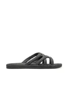 Женские шлепанцы с нескользящей резиновой подошвой Brasileras, черный