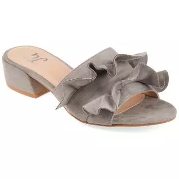 Женские шлепанцы Sabica из коллекции Journee, серый