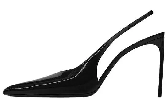 Шлепанцы женские Saint Laurent Pulp, черный