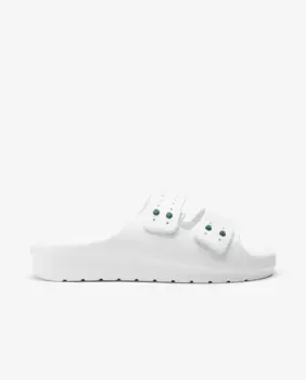 Женские шлепанцы Serve Strap Lacoste, белый