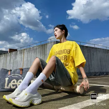 Женские шлепанцы Starfish Collection, желтый Smiley