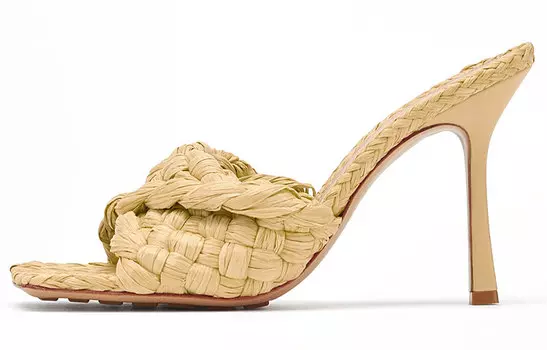 Женские шлепанцы стрейч Bottega Veneta