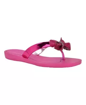 Женские шлепанцы Tata EVA Sparkle Bow Flip Flop GUESS, розовый