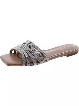 Женские шлепанцы Tianah со стразами INC, цвет Tan Bling