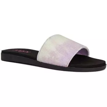 Женские шлепанцы, украшенные стразами Sugar, цвет pastel multi tie