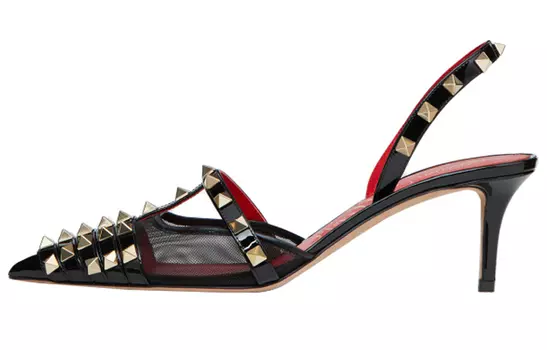Женские шлепанцы Valentino Rockstud Alcove