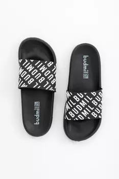 Женские шлёпанцы Budmil, черно-белый