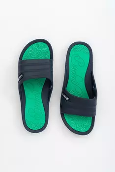 Женские шлёпанцы Budmil, синий/зеленый
