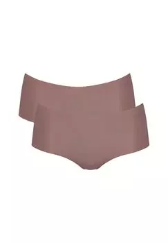 Женские шорты, 2 шт. - шорты Zero Microfibre 2.0, микрофибра, однотонные sloggi, цвет Cacao