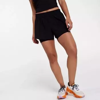 Женские шорты 2 в 1 Calia Infinity со средней посадкой, черный