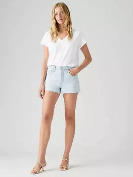 Женские шорты 501 Original Fit с высокой посадкой Levi's, цвет Blank Spot - Light Wash