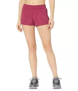 Женские шорты Adidas Pacer 3 Stripes Woven Heather, темно-розовый