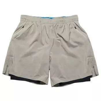 Женские шорты Alpha 5 в 2 в 1 в винтажном цвете хаки MIZUNO