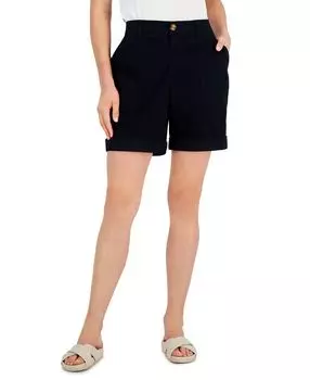 Женские шорты-бермуды с подвернутыми манжетами, созданные для macy's Style &amp; Co, мульти