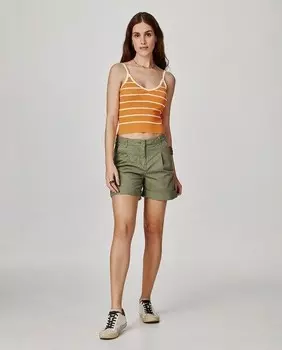 Женские шорты-бермуды с вытачками Jack & Jones, зеленый