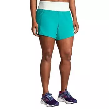 Женские шорты Chaser 5" в цвете Nile Green/cool Mint BROOKS