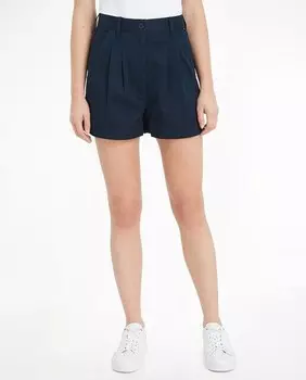 Женские шорты Claire с завышенной талией Tommy Jeans, темно-синий