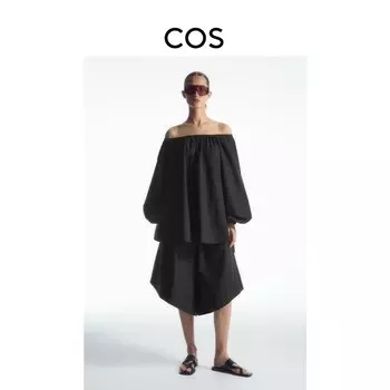 Женские шорты Cos со сборками, черный