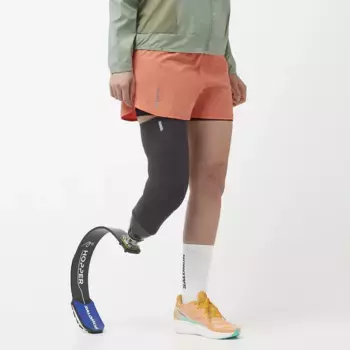 Женские шорты Cross 2In1 W Salomon 2-in-1, оранжевый