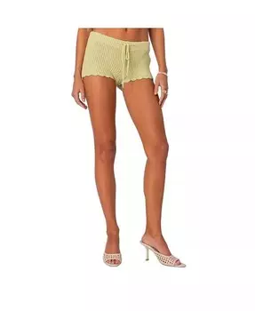 Женские шорты Danika крючком Edikted, зеленый
