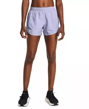 Женские шорты для бега Fly By с сетчатыми вставками Under Armour, фиолетовый