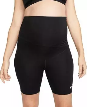 Женские шорты для беременных Nike One Dri-FIT 7 дюймов, черный