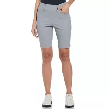 Женские шорты для гольфа длиной 9,5 дюймов с утягивающим эффектом на животе Grand Slam, серый