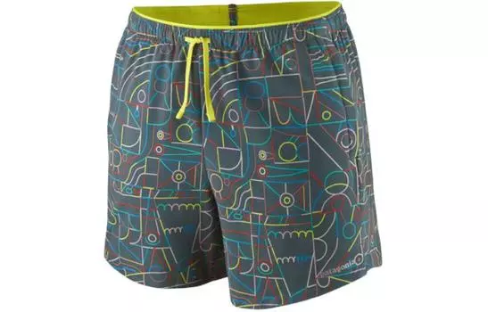 Женские шорты для многодневных пробежек длиной 5 дюйма Patagonia, Subtidal Blue/Subtidal Blue