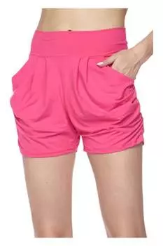 Женские шорты для отдыха с карманами розового цвета White Label