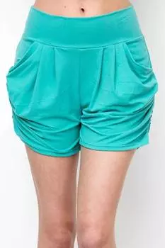 Женские шорты для отдыха с карманами в бирюзовом цвете White Label