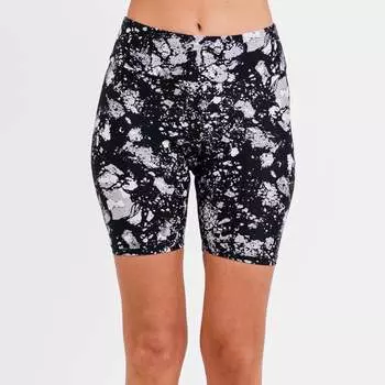 Женские шорты для плавания с высокой талией и длиной до середины бедра - Выкройки Calypsa, цвет gray getaway