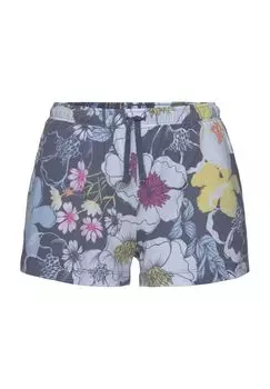 Женские шорты для сна Cosy Dreams с цветочным принтом и завязками LASCANA, цвет Flower Aop
