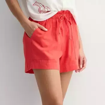 Женские шорты Femme Sonoma Goods For Life, цвет hawaii rose