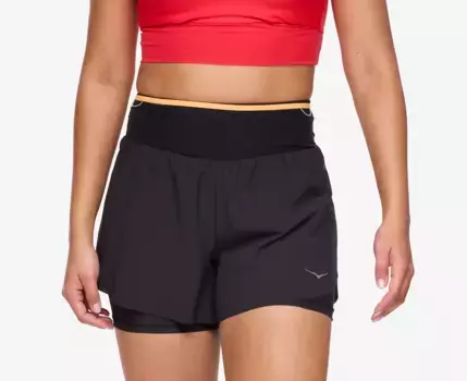 Женские шорты Hoka Skyglide, черный