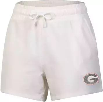 Женские шорты из французской махровой ткани Champion Georgia Bulldogs Off White