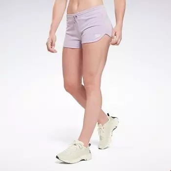 Женские шорты из махровой ткани Identity Reebok, сиреневый