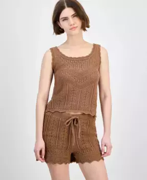 Женские шорты крючком And Now This, коричневый
