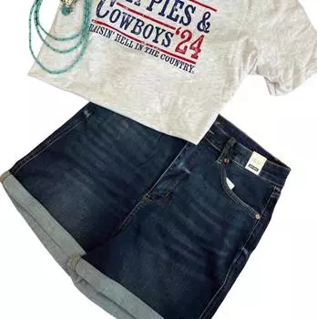 Женские шорты Lainey из темного денима Judy Blue, цвет dark denim