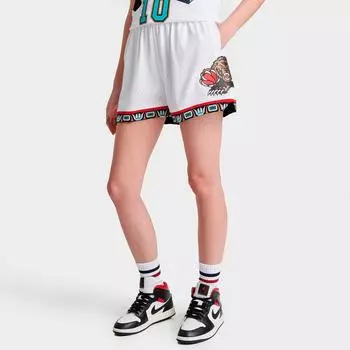 Женские шорты Mitchell &amp; Ness Vancouver Grizzlies 1995-96 Swingman, белый