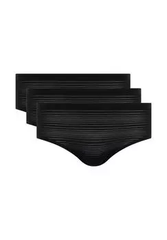 Женские шорты, набор из 3 шт. — SoftStretch Stripes, бесшовные, невидимые, один размер 36–44 CHANTELLE, цвет Schwarz One Size