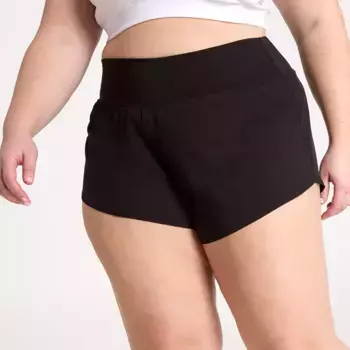 Женские шорты Performance Stride шириной 3 дюйма с вязаным поясом DSG, черный