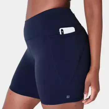 Женские шорты Power 6" Biker Sweaty Betty, темно-синий